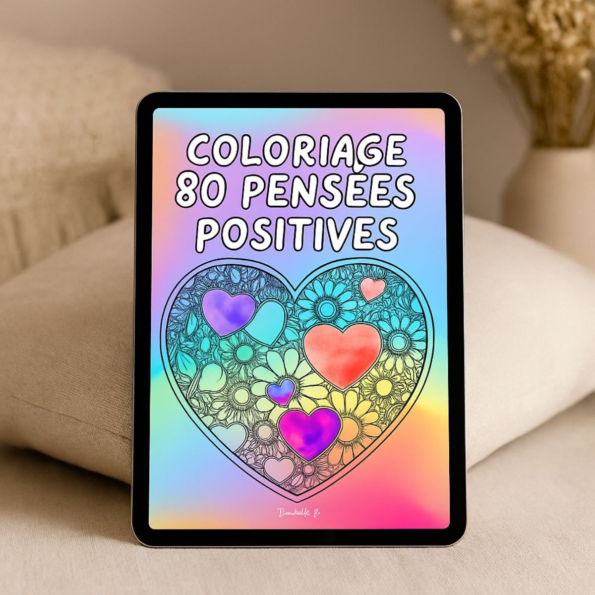 Ebook à télécharger - Coloriage pensées positives